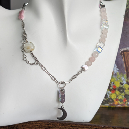 Coliere pe bază metalica - Colier Crescent soul