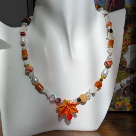 Coliere pietre semiprețioase - Colier Maple Leaf 2