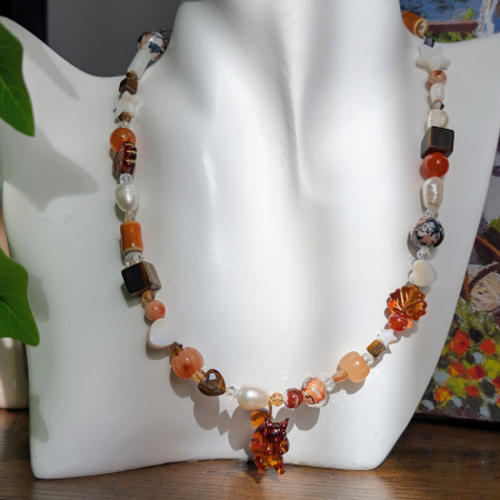 Coliere pietre semiprețioase - Colier Squirrel