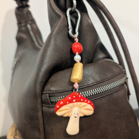 Bag charms - Mushroom bag charm