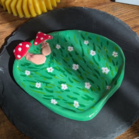 Suporturi de bijuterii - Mushroom garden tray