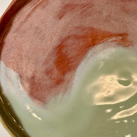 Pink and mint tray - produs unicat [1]