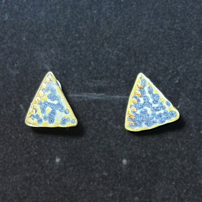 Cercei din porțelan - Stone triangle