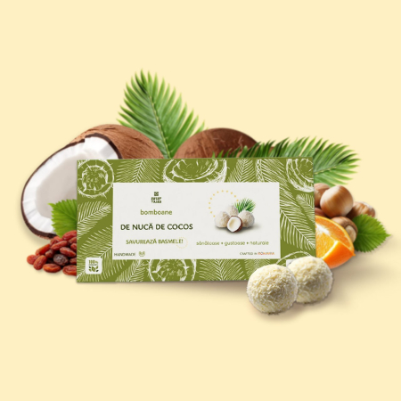Bomboane & Biscuiți - Bomboane cu Cocos — 150 g
