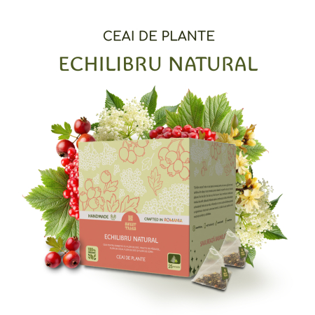 Ceaiuri la Plic - Ceai „Echilibru natural” 25 pliculete