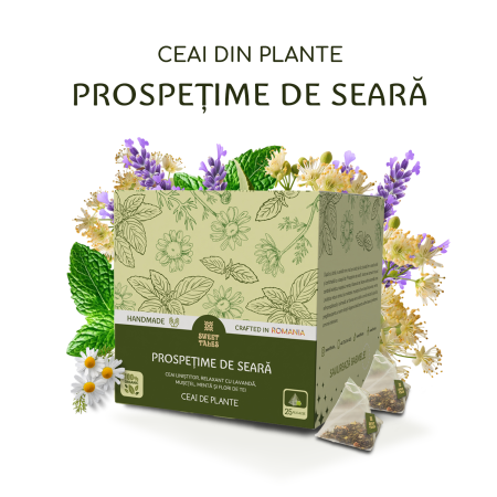 Ceaiuri la Plic - Ceai „Prospețime de seară”  25 pliculete