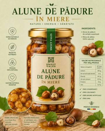 Miere cu Alune de Pădure (400 g) [1]