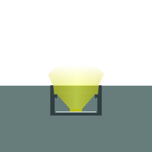 Profil LED încastrat în pardoseală GROUND-IN10, aluminiu anodizat, 200 cm, rezistent la trafic pietonal [3]