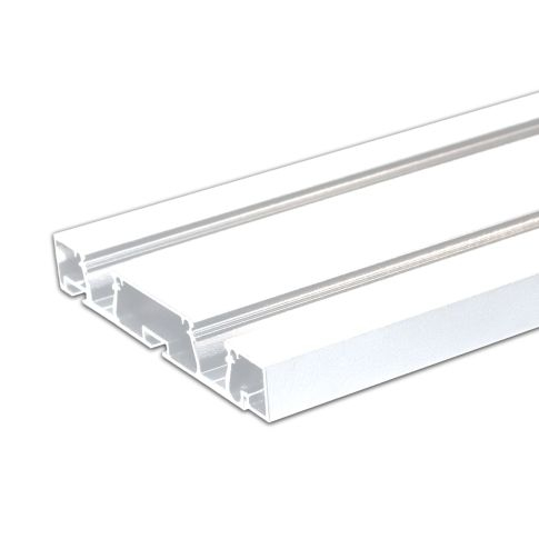 Profil perdea LED CURTAIN Double, alb RAL9010, 200 cm [1]