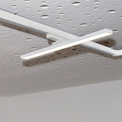 Corp de iluminat liniar prismatic 3 faze, 120 cm, 40 W, 3000 K | 3500 K | 4000 K, CRI90, DALI dimabil [4]