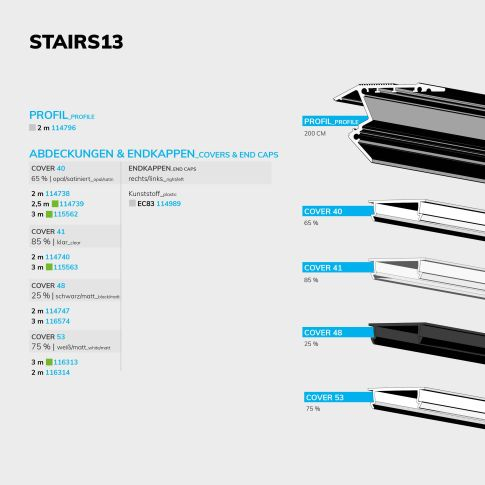 Profil LED pentru trepte STAIR13, aluminiu anodizat, 200cm [4]