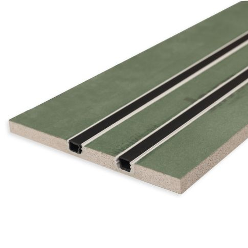 Placă gips-carton Plaster 10 Double, rezistentă la umiditate, cu profil și capac, 12.5mm, 200cm [5]