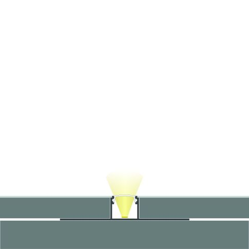 Profil LED Rigips T-Profile 14, Aluminiu Anodizat, 200cm [2]