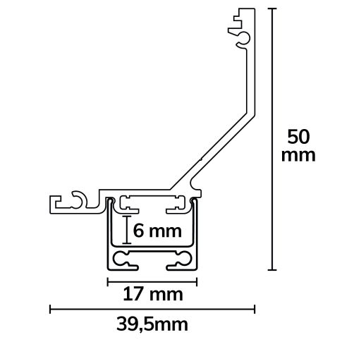 LED corner profile CORNER20 V3, aluminiu anodizat, 200cm [4]