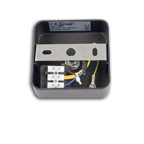 Aplica LED sau plafonieră GU10 simplă, IP20, negru, cu întrerupător on/off, fără sursă de lumină [4]