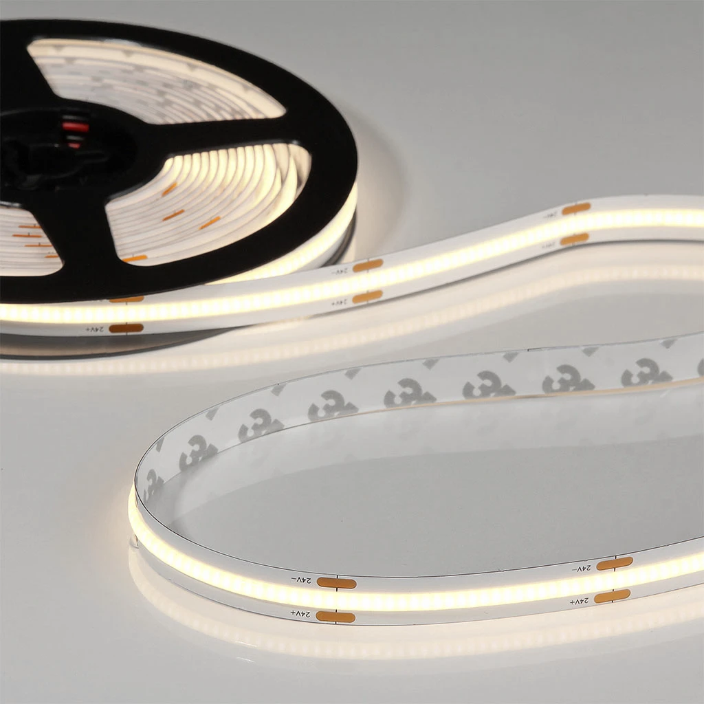 Flex COB LED Strip 24V, 8W/m, 3000K, CRI90, 320LED/m, IP20, 8mm, 5m [2]