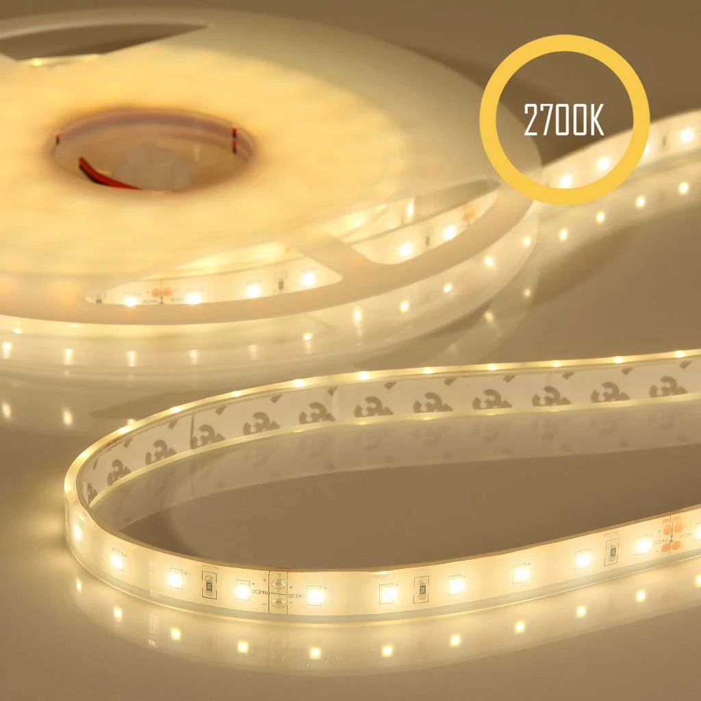 Flex Stripe 24V, 14.4W, 2700K, CRI90, 60LED, IP68, 12.5mm [1]