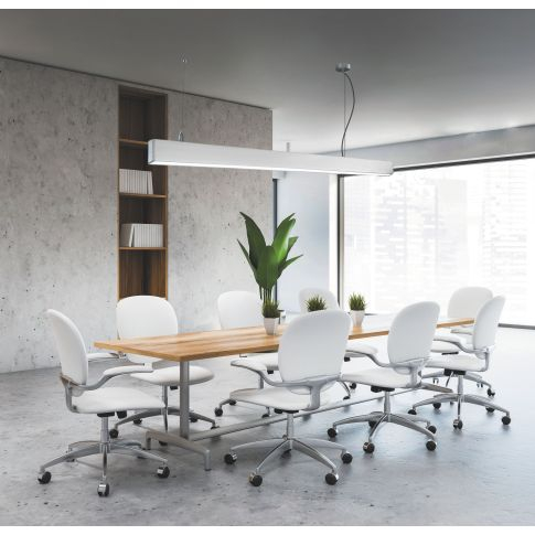 Lampă suspendată LED Linear Up&Down 1200, 40W, prismată, neagră, conectabilă la 90°, alb cald [6]