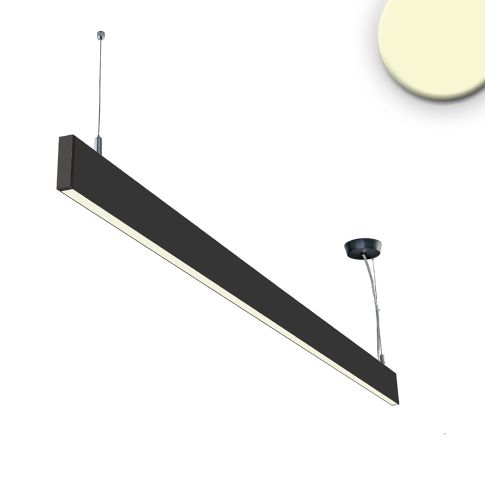 Lampă suspendată LED Linear Up&Down 1200, 40W, prismată, neagră, conectabilă la 90°, alb cald [2]