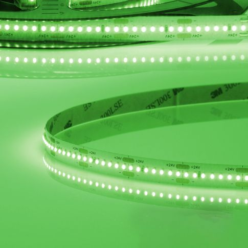 LED CRI9G Linear10 Flex Stripe, 24V DC, 15W, Verde, 280LED/m, IP20, 5m [1]