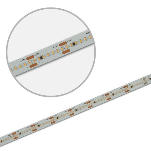 LED CRI9R Linear10 Flex Stripe, 24V DC, 10W, IP20, roșu, 280LED/m, 5m [4]