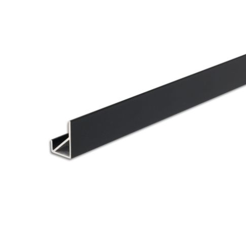 Profile pentru mobilier - Profil LED pentru mobilier FURNIT10 aluminiu negru RAL9005