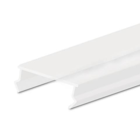 Capace/Difuzoare - Capac transparent COVER51, 200 cm, pentru profilele HIDE SINGLE / DOUBLE / TRIANGLE / ASYNC / ANGLE / BOTTOM