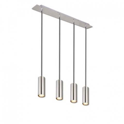 Lampă suspendată nichel mat, 4xGU10, fără bec inclus [1]