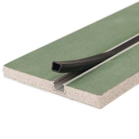 Placă gips-carton Plaster 10 One, rezistentă la umiditate, cu profil și capac, 12.5mm, 200cm [6]