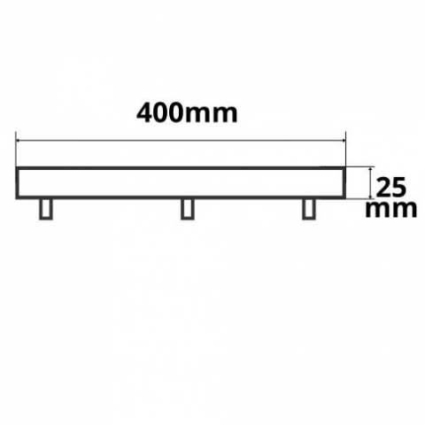 Rozetă rotundă neagră pentru 5 lămpi suspendate [1]