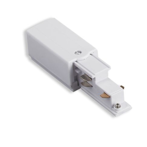 Iluminat LED 24V - Alimentare laterală pentru șină DALI 3 faze, N-conductor stânga, alb