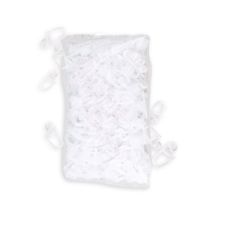 Profile pentru perdele/draperii - Cârlige glisante pentru perdea, cu cârlig, 6 mm, set 100 bucăți