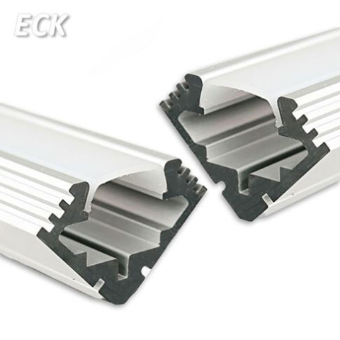 Profile pentru colturi - Profil LED de colț CORNER10, aluminiu anodizat, 200cm