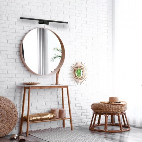 Aplica LED pentru oglindă și tablouri, 520mm, 12W, negru, ColorSwitch 2700K/3000K/4000K [2]