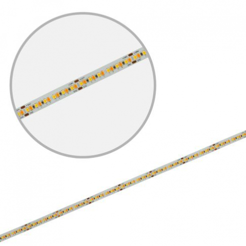 Bandă LED CCT cu mufă – 24V, 15W, 120cm, 240 LED/m, CRI >90, IP20 [4]