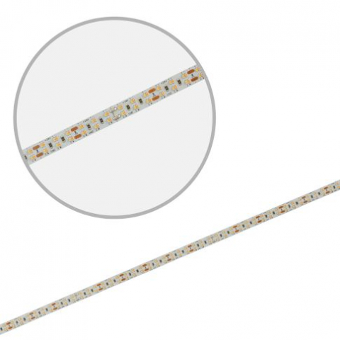 Bandă LED CCT cu mufă – 24V, 21W, 500cm, 480 LED/m, CRI >90, IP20 [4]