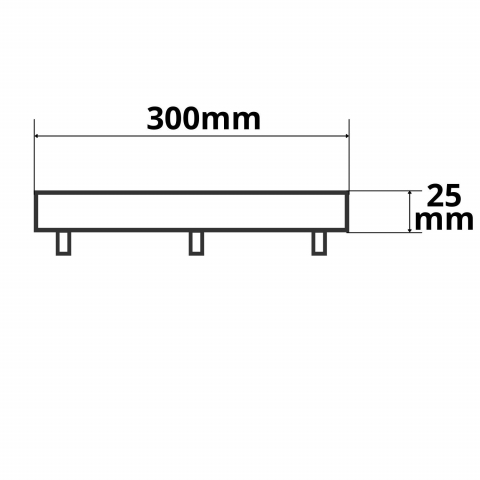 Rozetă rotundă neagră pentru 3 lămpi suspendate [1]