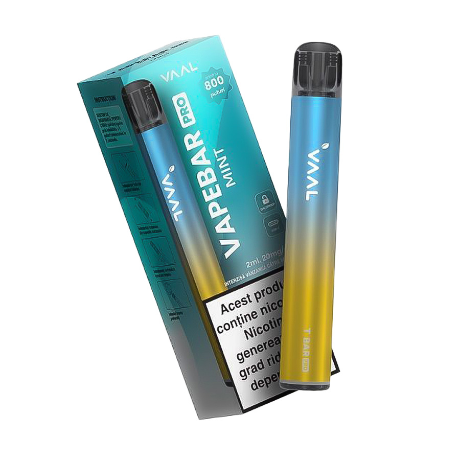 Kit Vapebar PRO Mint 20mg 800 pufuri [1]