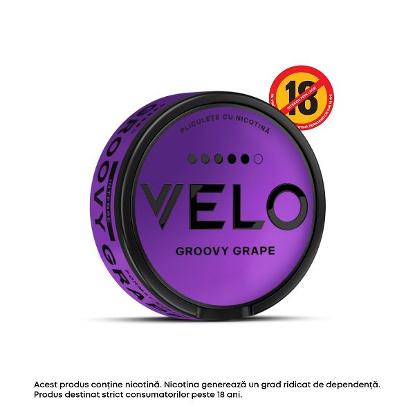 Pliculete cu nicotina VELO GROOVY GRAPE 14 MG [1]