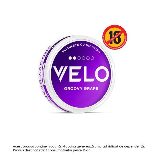 Pliculete cu nicotina VELO GROOVY GRAPE 6 MG [1]