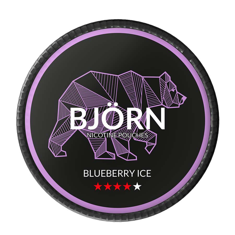 Pouch Nicotină Snus Bjorn Blueberry Ice 30mg/g (19.5mg/pouch) [1]