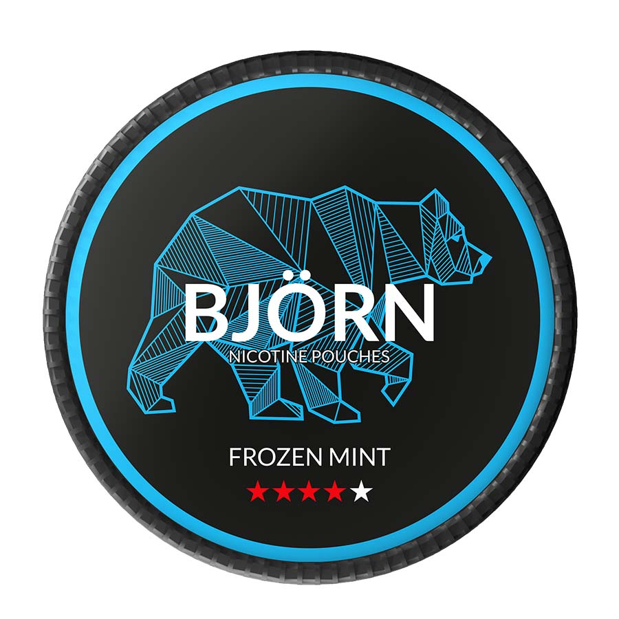 Pouch Nicotină Snus Bjorn Frozen Mint 30mg/g (19.5mg/pouch) [1]