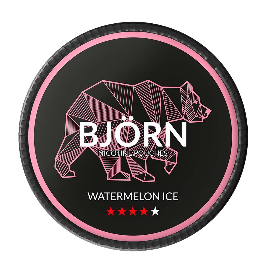 Pouch Nicotină Snus Bjorn Watermelon Ice 30mg/g (19.5mg/pouch) [1]