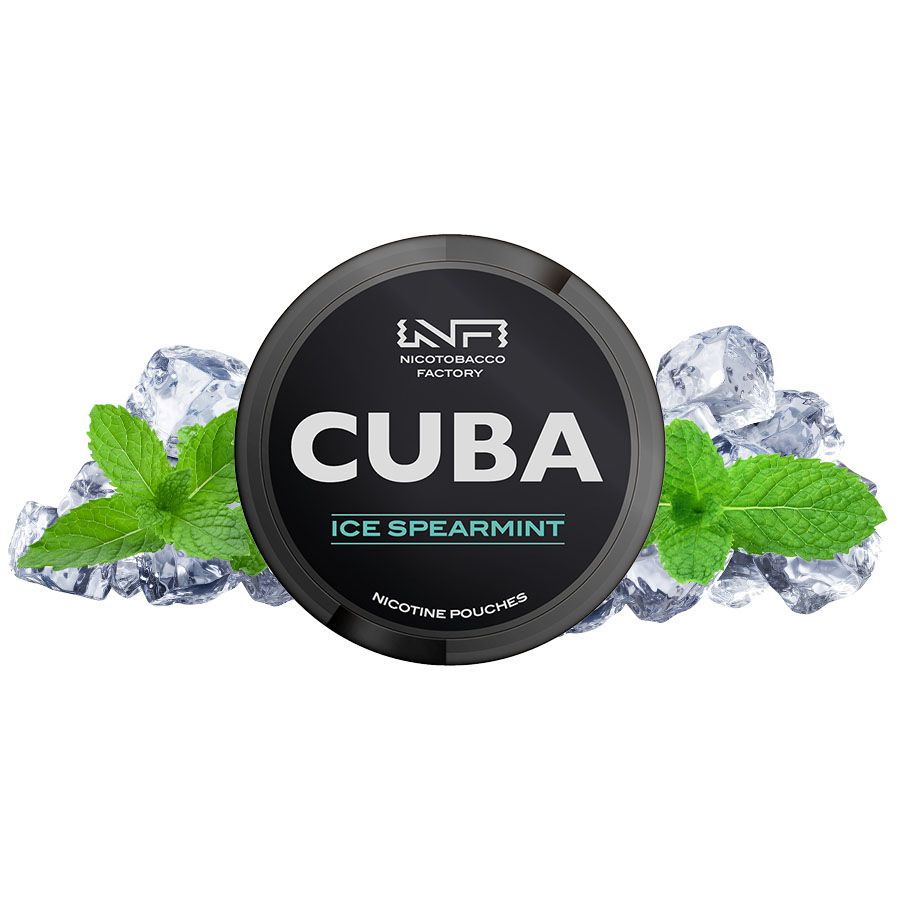Cuba Black Ice Spearmint – Aromă mentolată revigorantă, 20 plicuri, 20 mg/plic [1]