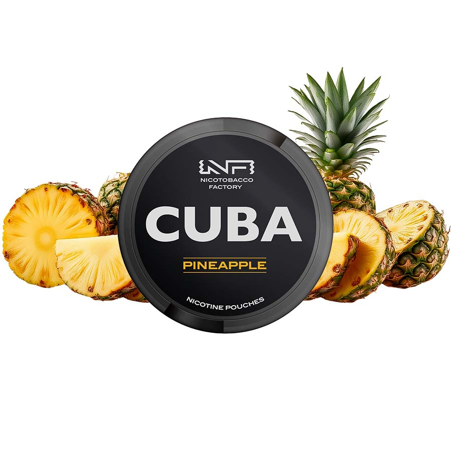 Cuba Black Pineapple – Aromă tropicală de ananas, 20 plicuri, 20 mg/plic [1]