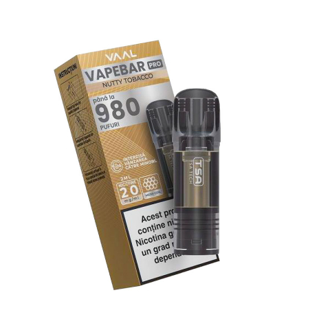 CARTUS - Cartus Vapebar PRO Nutty Tobacco 20mg 980 pufuri