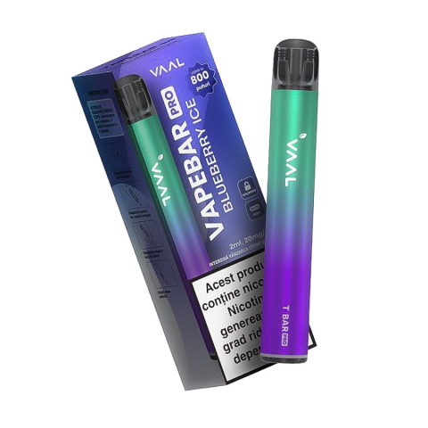 KIT VAPE REINCARCABIL - Kit Vapebar PRO Blueberry Ice 20mg 800 pufuri
