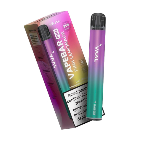 KIT VAPE REINCARCABIL - Kit Vapebar PRO Pink Lemonade 20mg 800 pufuri