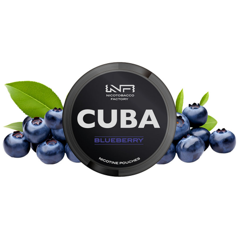SNUSURI - Cuba Black Blueberry – Aromă dulce de afine, 20 plicuri, 20 mg/plic
