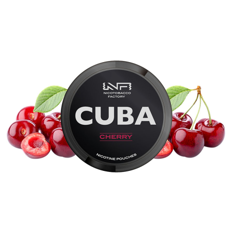 SNUSURI - Cuba Black Cherry – Gust bogat de cireșe coapte, 20 plicuri, 20 mg/plic